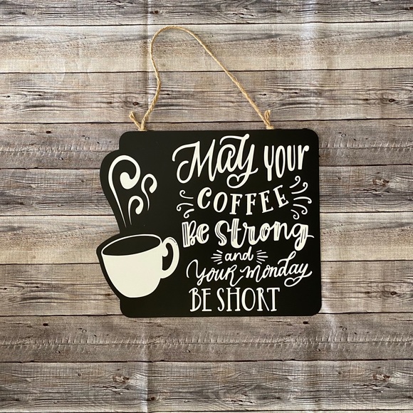Hanging coffee sign - Picture 1 of 1